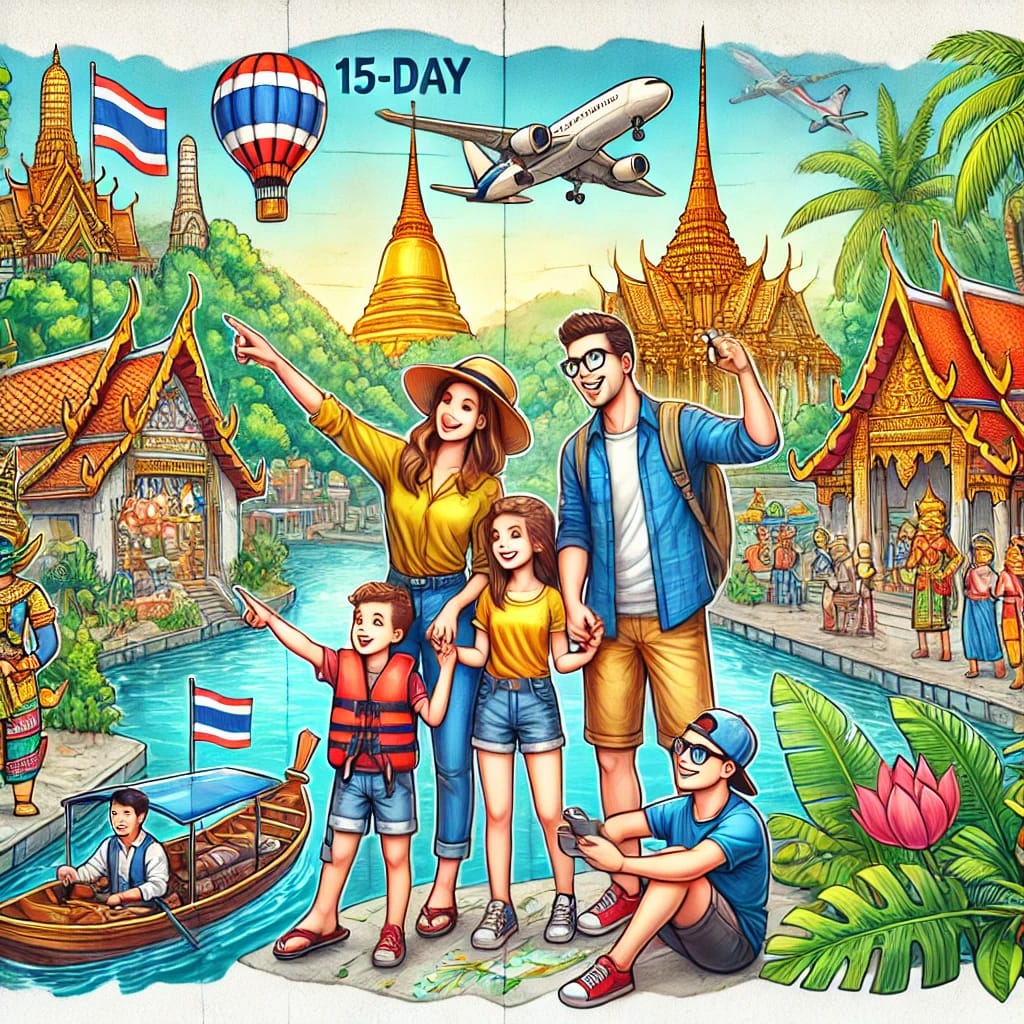 Circuit 15 jours couple avec 2 enfants en Thaïlande 
