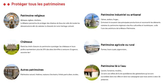 le patrimoine français
