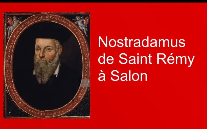 ARTICLES & VIDEOS 11 Nostradamus de Saint Rémy à Salon