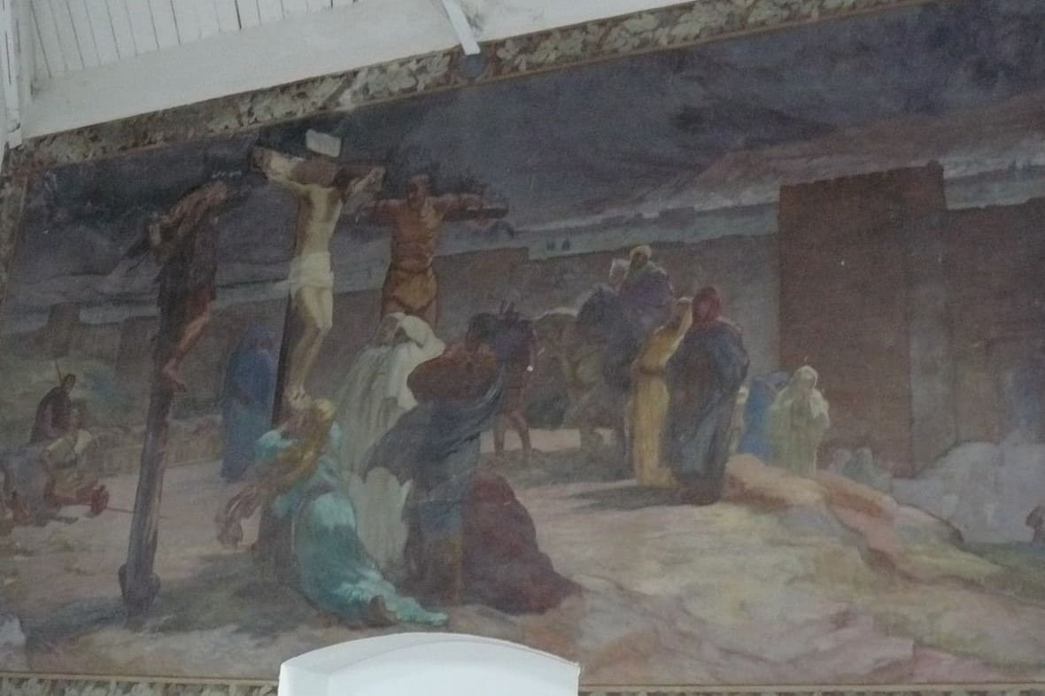 La Chocolaterie Donzère 6 3fresque mur sud