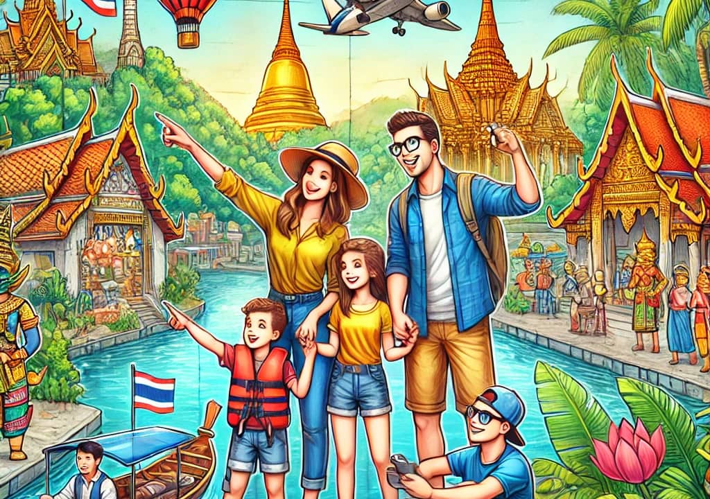 Circuit 15 jours couple avec 2 enfants en Thaïlande 