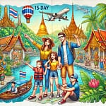 Circuit 15 jours couple avec 2 enfants en Thaïlande 