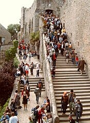 Les sites impactés en france par le surtourisme 1 Mont Saint Michel