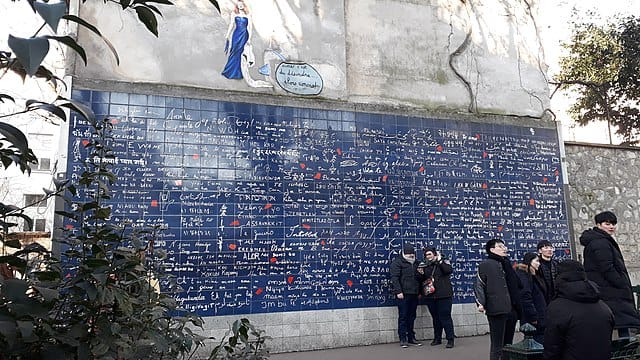 Le mur des je taime