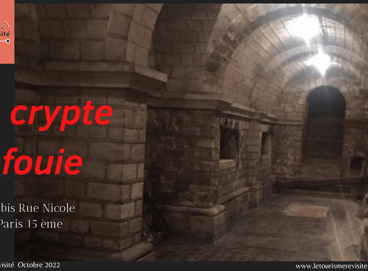 la crypte enfouie de la rue nicole