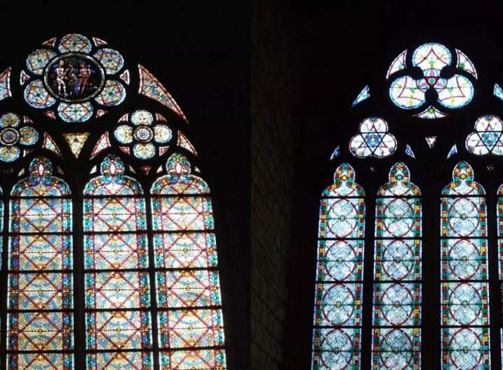 Vitraux de notre-dame de paris remplacés